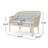 Atenea 49.5'' Upholstered & Birch Wood Loveseat-1667487403-1685946080