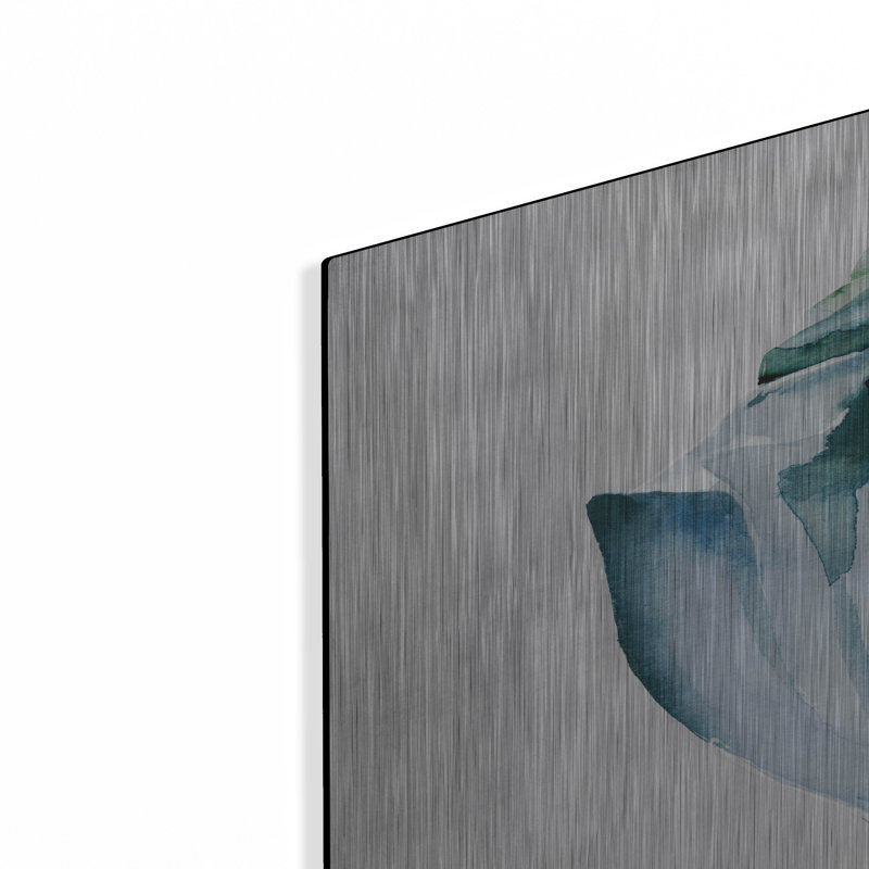 «Soft Ocean Gems 1» par Annie Warren, art mural en métal, H 36 po x l 24 po