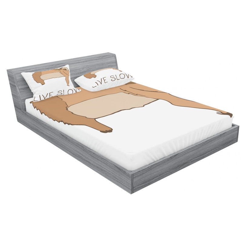 Microfiber Sheet Set, Queen Sheet Set with Fitted Sheet