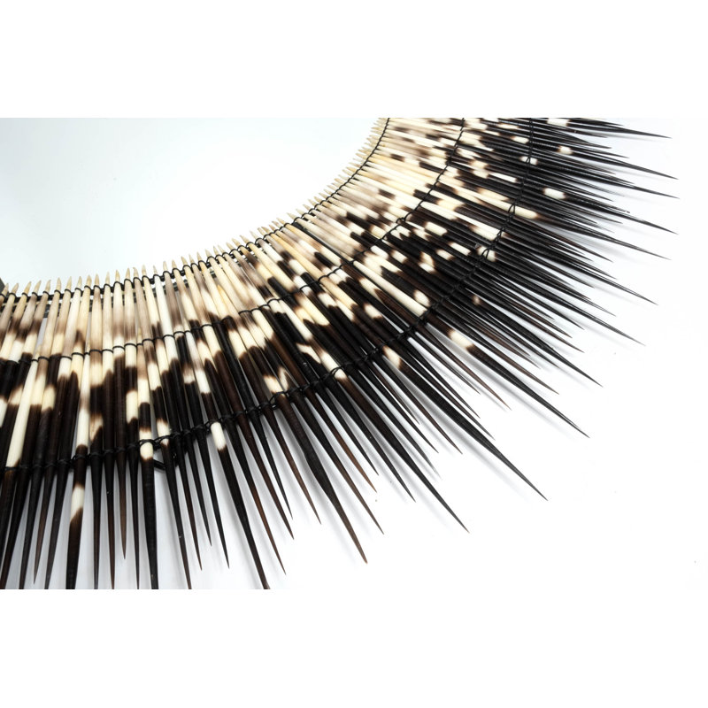 Genuine Quill Accent Mirror, 43" x 43"