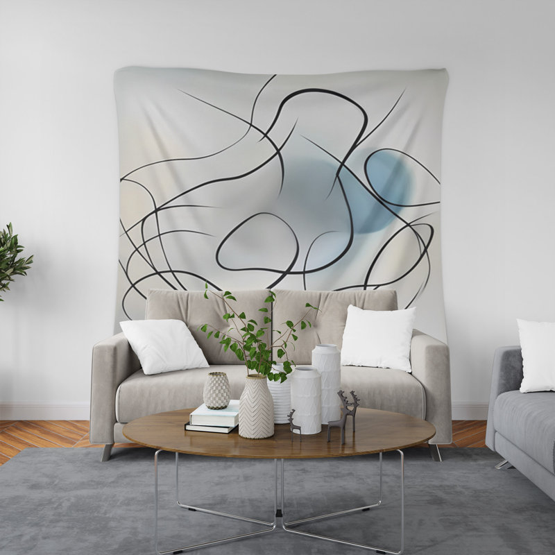 Tapisserie murale, H 80 po x l 68 po