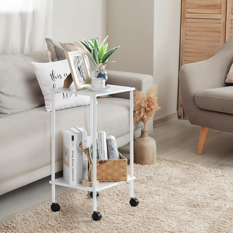Basswood 15.74'' W Metal Nightstand
