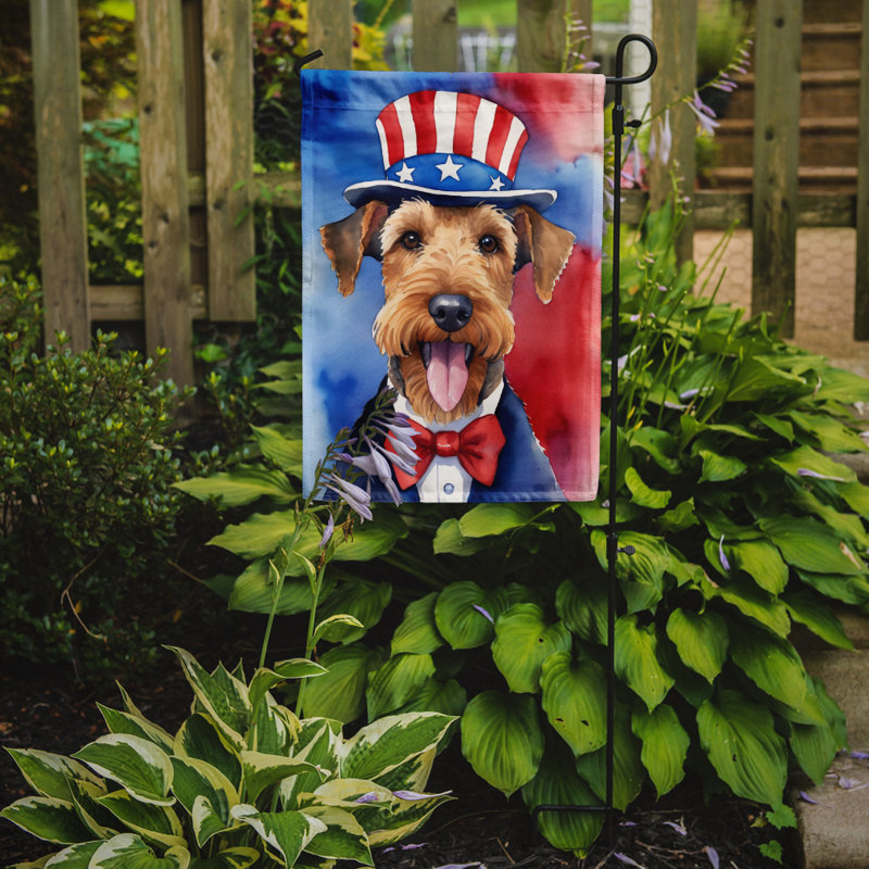 Drapeau patriotique du jardin américain, Terrier brun