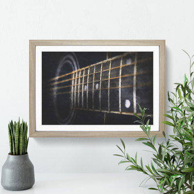 Strings of the Guitar - Picture Frame Graphic Art Print