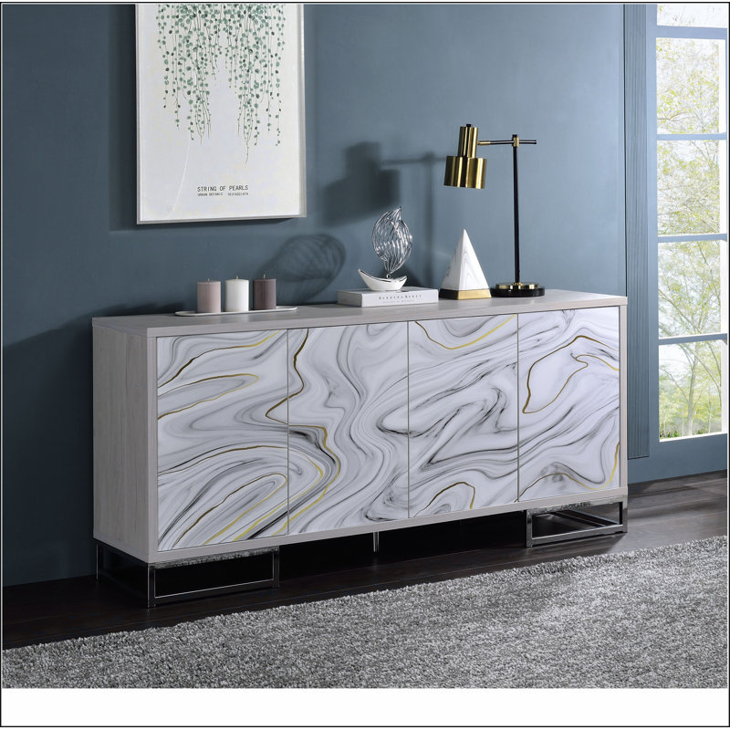 Armoire console Panos Marcle Paint & Chrome