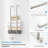 Bathroom Towel Storage Rack For Bathroom 2 Hooks Towel Racks Wall Mounted Towel Rack For Rolled Towels-108043836