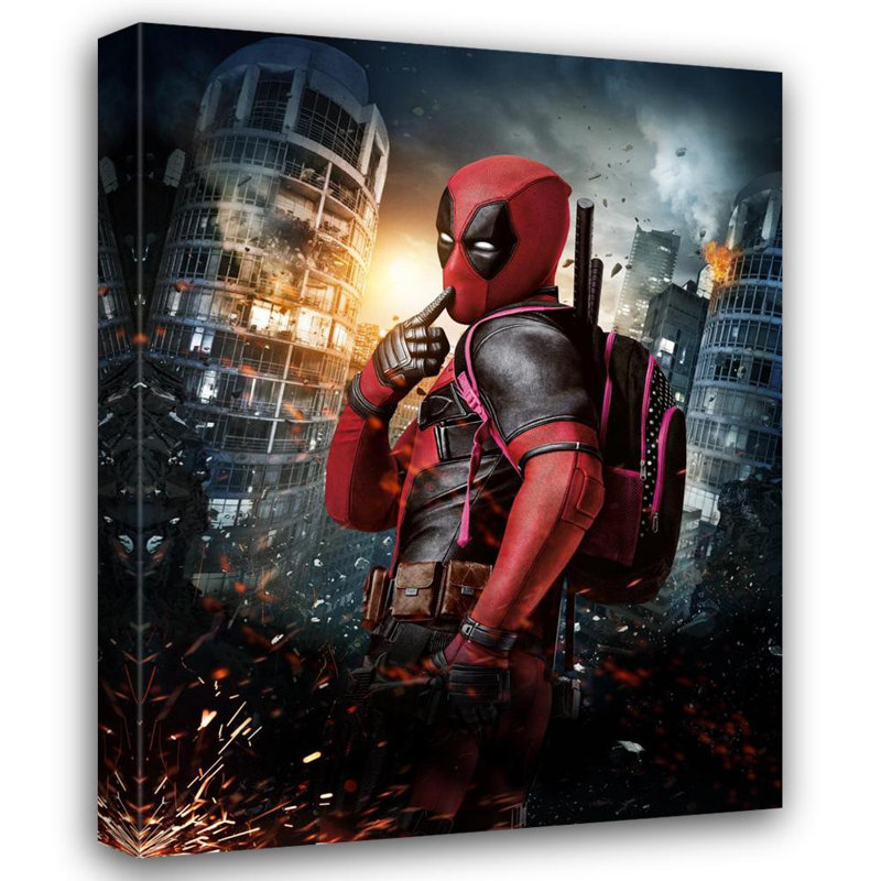 Deadpool, 24" H x 18" W