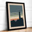Lighthouse at Dusk Minimalist - Framed Print-81574380-81574385