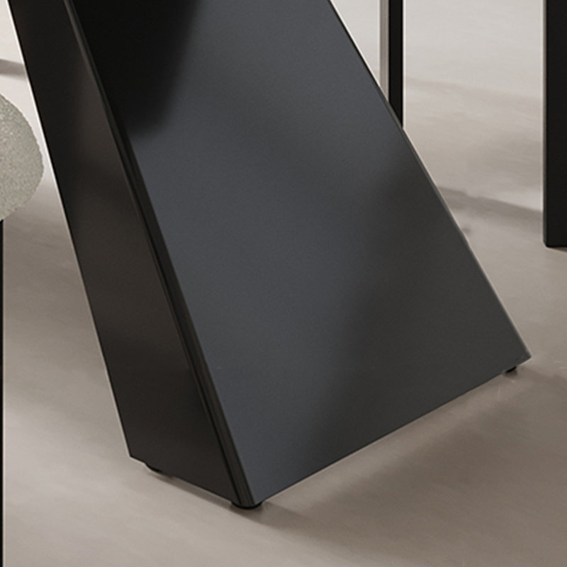 Retro solid wood desk - black for home use, 29.53" H x 62.99" W x 31.5" D