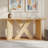 60" Minimalist Modern X-Frame Console Table