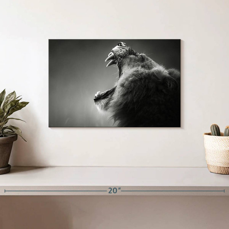 Lion Maw, 8" H x 12" W