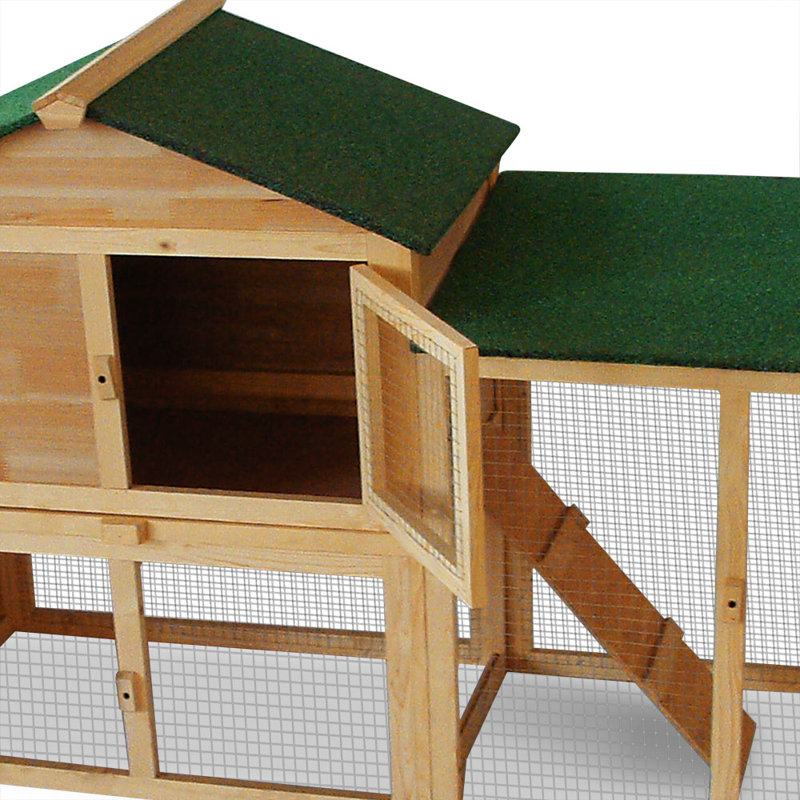 Saniyah Weather Resistant Small Animal Hutch