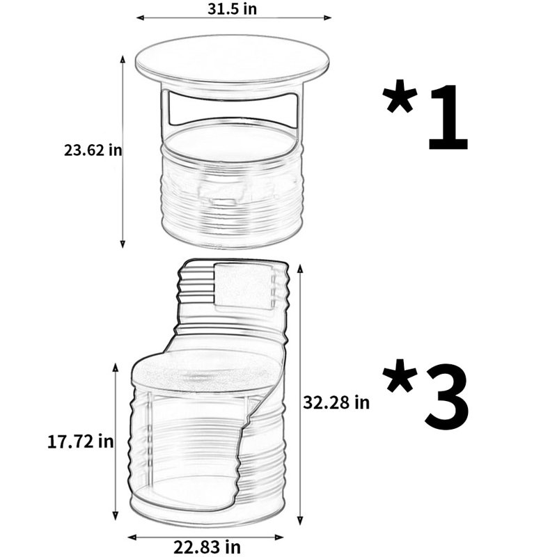 Ensemble de salle à manger L 31,5 po x l 31,5 po Maicey, 4, Bleu, Bleu