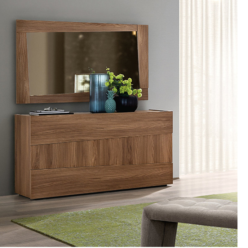 Commode 3 tiroirs avec miroir Rumsey