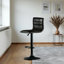 Tabouret tournant à hauteur réglable Beversley
