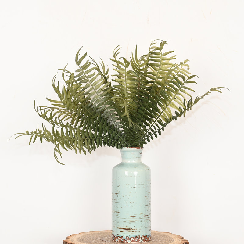 20 "branche de feuillage de fougère de verdure artificielle, longue tige de ferme pour décorations de table de centre de table de bureau à domicile