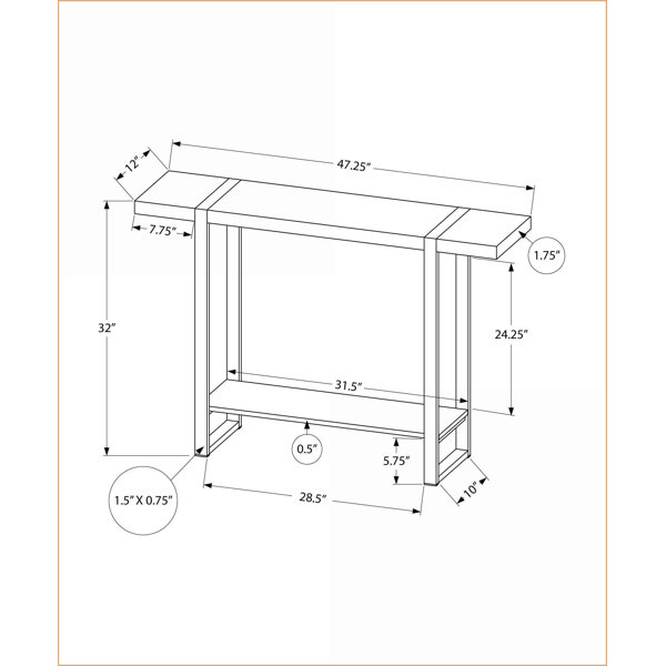 Dimensions du produit