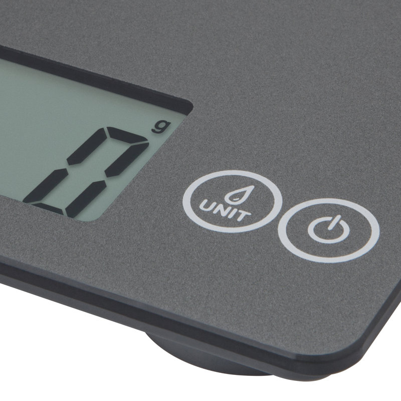 Escali Arti Digital Scale, Metallic Gray Storm
