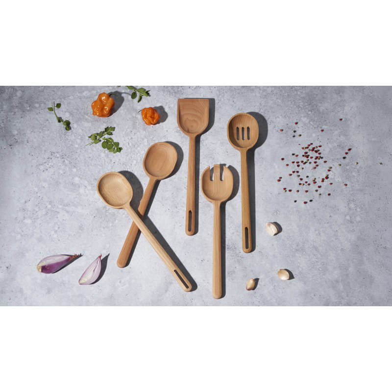 Le Creuset Signature Wood Serving Fork