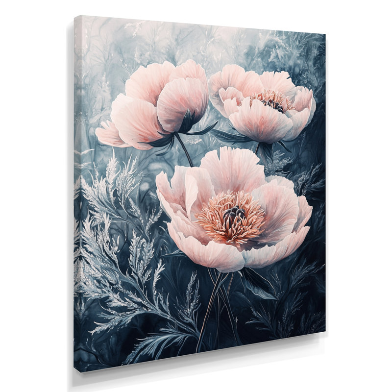 Johnston - Floral Wall Decor, Toile tendue, Does Not Apply, H 20 po x l 12 po