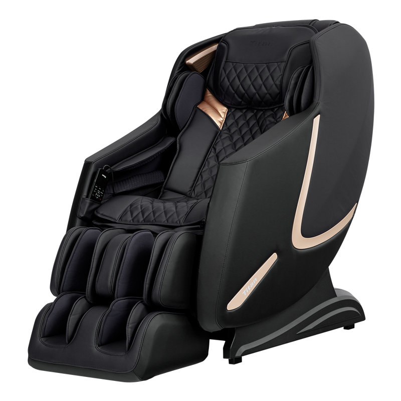 Fauteuil de massage 3D Prestige, Similicuir noir