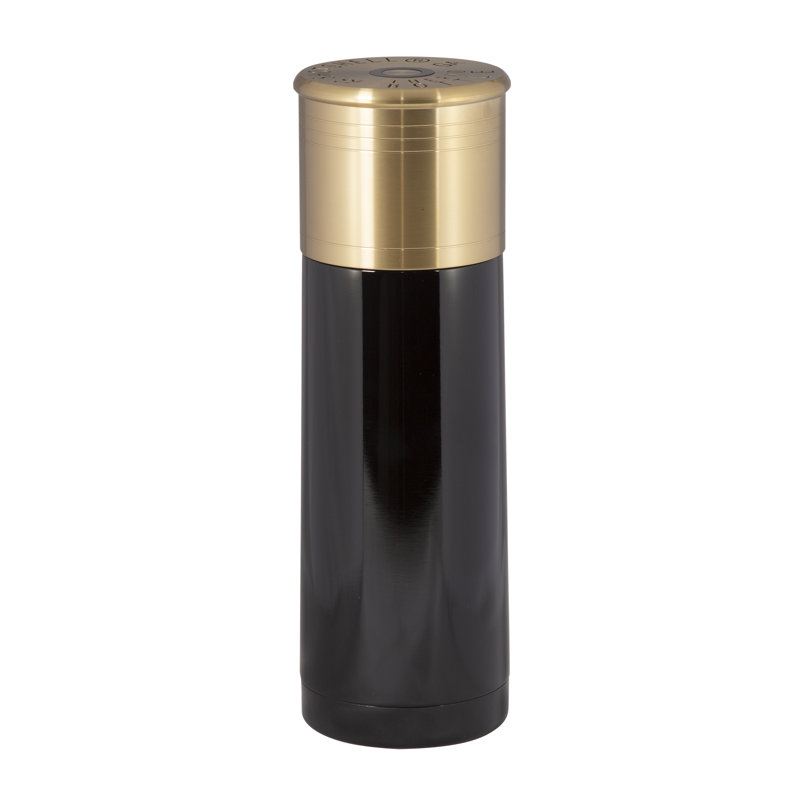 Stansport 12 Gauge Shotshell Thermo Bottle, Black