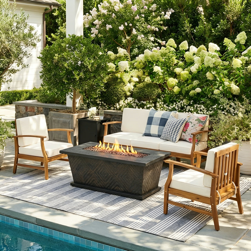 Ensemble de patio complet avec coussin