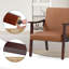 Fauteuils d'appoint rembourrés en cuir synthétique Samik-1449555127