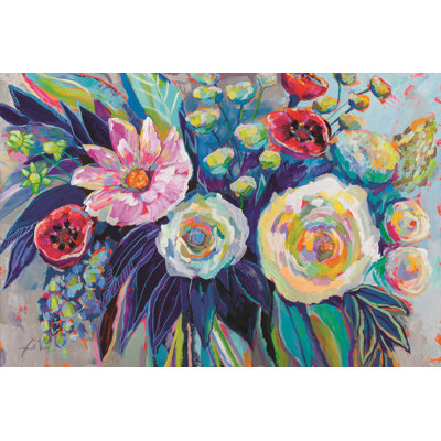 Garden Variety by Jeanette Vertentes - Wrapped Canvas Painting