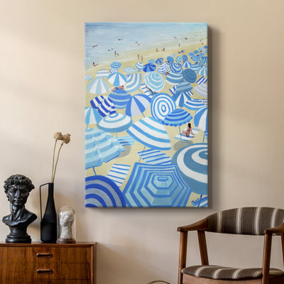 Ciel bleu plage - galerie Cavas sur mesure