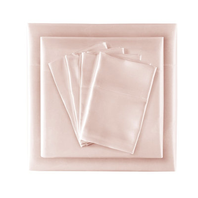 Ensemble de draps en satin 6 pièces Gracie Mills Coralie