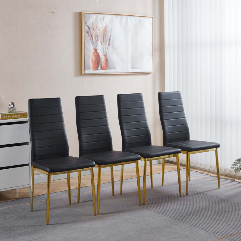 Ensemble de salle à manger 5 pièces à pieds en métal Mid-Century pour 4 à 6 personnes avec plateau en verre