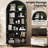 70.8" Tall Arched Storage Cabinet-1974061800-1974061801