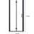 Matte Black Bi Semi- Shower Doors, 34 - 35-3/8 In. W X 72 H, Clear Glass, Aluminium For Bathroom To H Doors In Black, Attraction