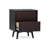 Tremolo Modern 2-Drawer Nightstand with Push-Open Fluted Fronts & Deep Bedside Storage for Bedroom-250608339