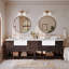 Metal Round Wall Mirror-422546168-422546169