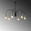 Luminaire suspendu unique à 6 lumières