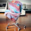Abstrait marbré abstrait - Coussin imprimé abstrait-30730757-30730753
