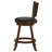 Abba Swivel Upholstered Counter Stool with Metal Frame