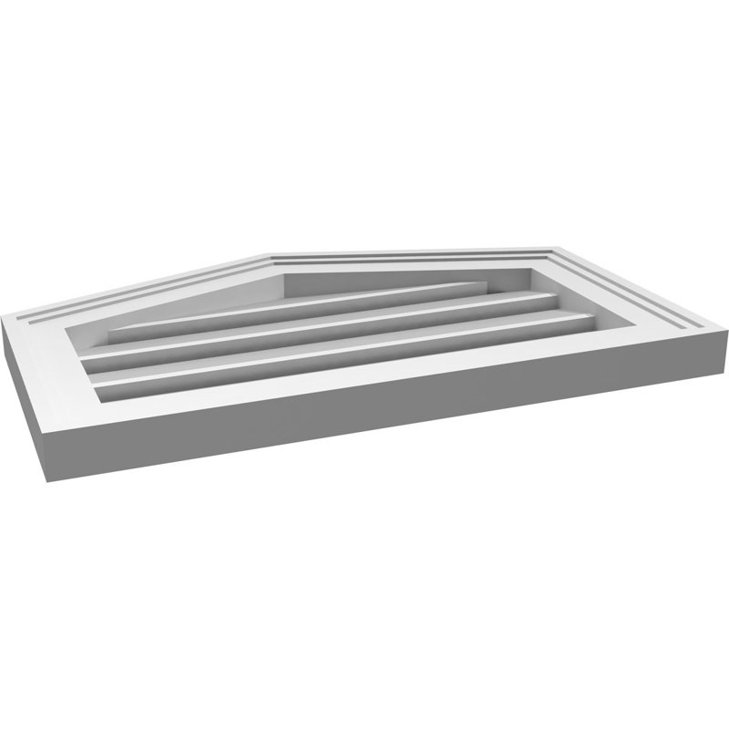 Ventilé à pignon en uréthane fonctionnel à hauteur de crête fonctionnelle 4/12, brun clair apprêté, 4/12