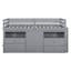 Lit mezzanine avec 4 tiroirs, sous l'armoire et les tablettes-622708343