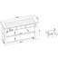 Console d'appoint 48 po en bois de pin massif avec 3 tiroirs et 2 tablettes-1824796447-1824796446-1824796443