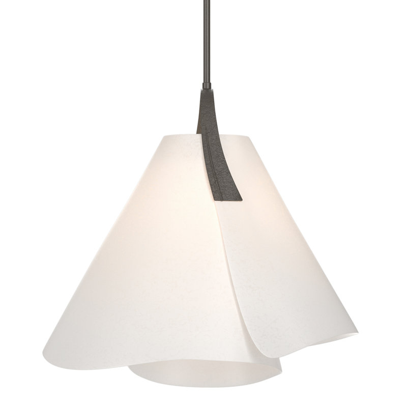 Mobius 1 - Light 17.5" Wide Single Pendant, Translucent Dark Smoke, 63.7"