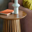 Solid Wood Abstract End Table