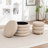 Ashyiah 23.5'' Wide Storage Ottoman With Small Stool-1164108305
