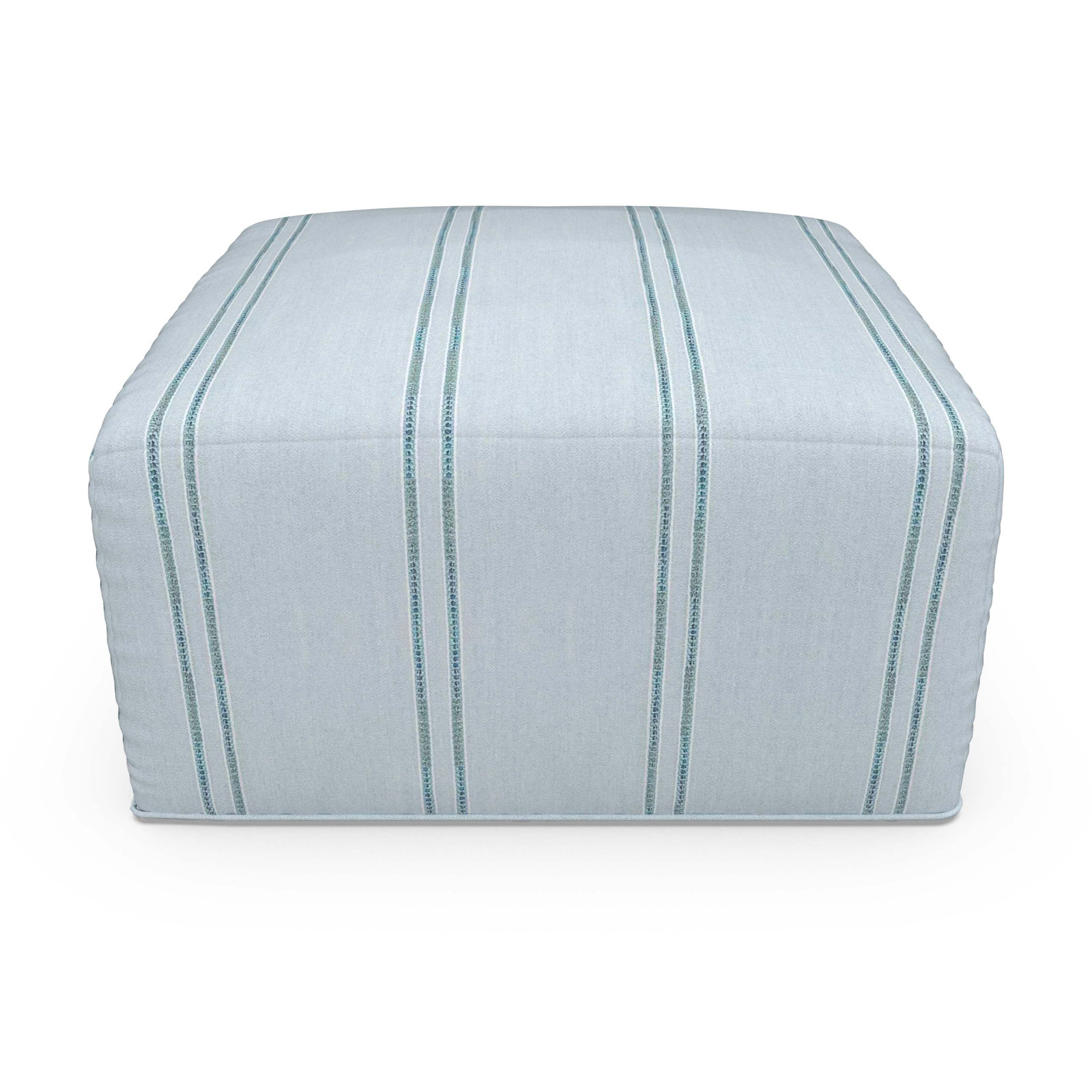 Eliana Sunbrella® Patio Ottoman, Wayward Sky