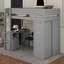 Lit mezzanine en bois avec placards, armoire et bureau à 2 tiroirs-1238388736-1238388737