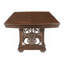 Ensemble de table de salle à manger 9 pièces avec rallonges et 6 chaises d'appoint en bois de chêne foncé Lavish Style-508784296