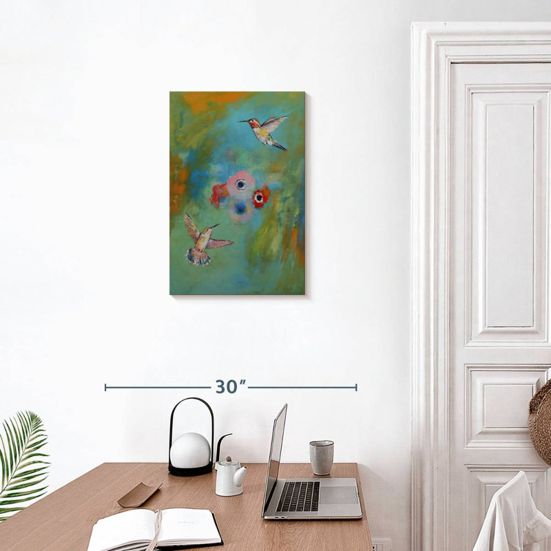 Brampt Hummingbirds, 24" H x 16" W