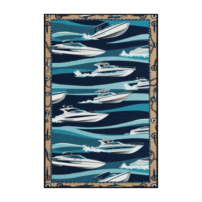  Tapis nautique lavable, Rectangulaire 2 pi x 3 pi